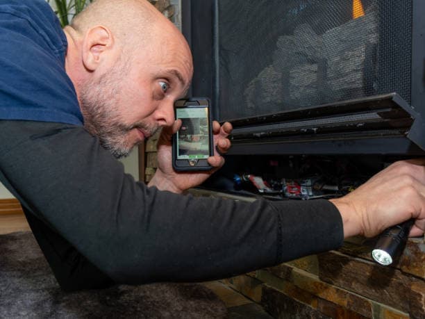 Gas Fireplace Inspection